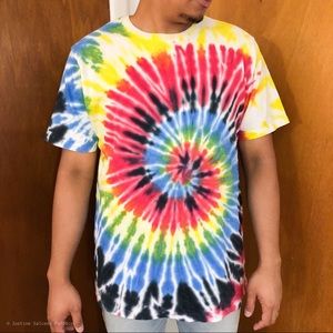 FOREVER 21 MEN Tie-dye loose fit tee